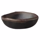 (12 Stück) Dipschälchen - MARONE - Melamin - 50ml - Ø 85mm - Schwarz/Braun