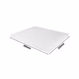 Chopping Board - 250x400mm - Thickness: 20mm - HACCP-Compliant - HDPE - White