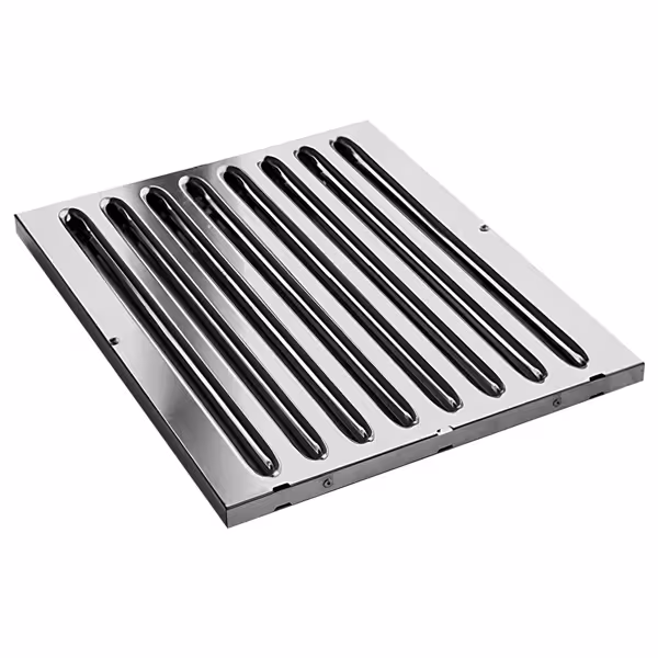 Lamellenfilter RVS - 499x499mm - Type B