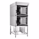 (2 piezas) Horno eléctrico de aire caliente - 5x EN 600 x 400 cm - incl. Campana y base