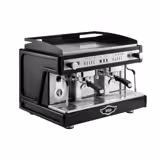 WEGA | Airy – Commercial 2-Group Espresso Machine – 3.85 kW – with 2 Steam Wands & Hot Water – Black