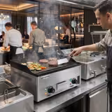 Plaque de cuisson électrique – 4,4 kW – surface lisse – surface de cuisson : 600 x 335 mm