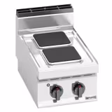 Electric stove - 5,2 kW - 2 square plates