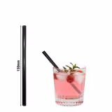 (50 adet) Cam pipet - 150mm - ø 8mm - siyah şeffaf - 1 temizleme fırçası dahil