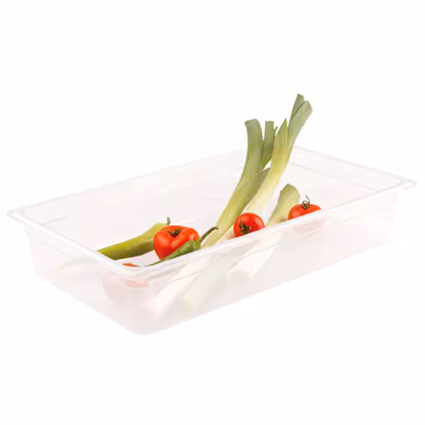 Polypropylene Gastronorm Container GN 1/1 – Translucent – Height: 65 mm