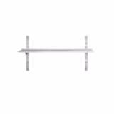 Mensola a parete in acciaio inox PREMIUM - 1500x400mm - con 3 ripiani