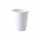 (500 Stück) Coffee to go Pappbecher - doppelwandig - 200ml - Ø 80mm - Weiß