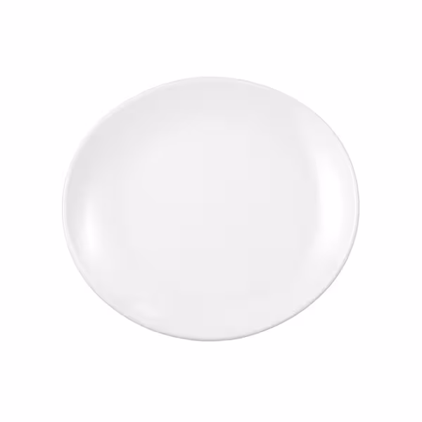 (6 stuks) SELTMANN WEIDEN | Bord - plat ovaal - 250x230mm - Wit