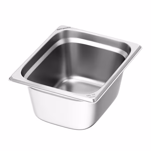 (1 piece) – Stainless Steel Gastronorm Pan GN 1/2 – Height 150 mm