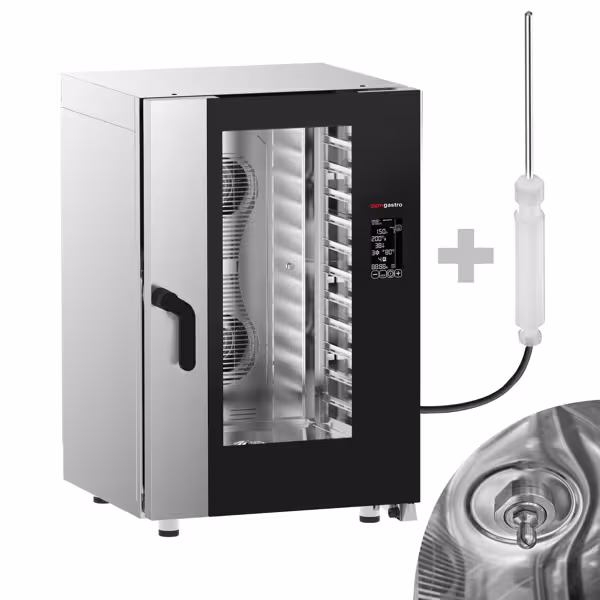 Combisteamer - Digitaal - 11x GN 1/1 - incl. wassysteem & temperatuursensor