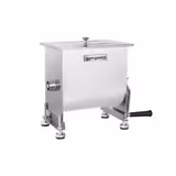 Commercial Manual Meat Mixer – 10 L - 7.5 kg - Stainless Steel Lid - Removable Crank