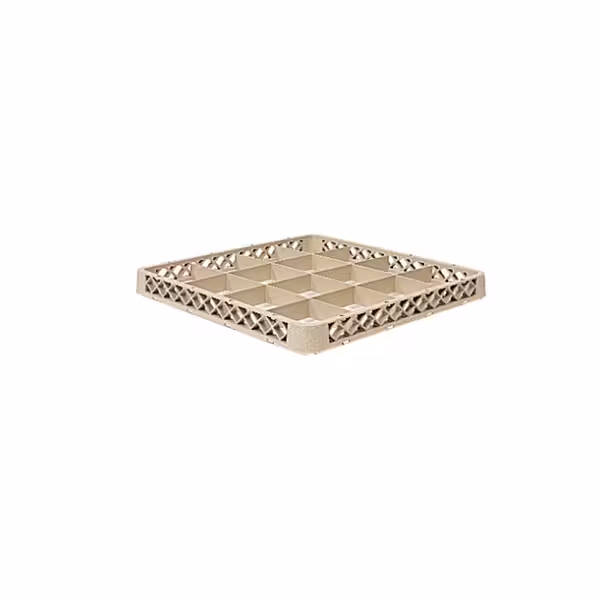 Reunakehys - GN 1/1 - 501x501x56 mm - 16 lokeroa - beige - yhteensopiva: PB-TR08.0, PB-TR04.0