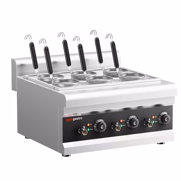 Elektrische pastakoker - 3,0kW - incl. 6 manden - tafelmodel