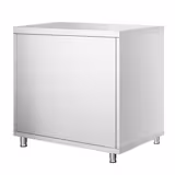 Edelstahl Arbeitsschrank PREMIUM - 800x700mm - mit Flügeltür