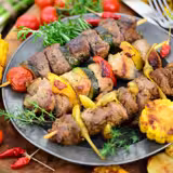 Parrilla de carbón de acero inoxidable 1,0 m