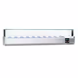Countertop Prep Well / Refrigerated Topping Unit PREMIUM - with LED Lighting - 2000x335mm - 10x GN 1/4