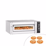 Elektrische pizzaoven Compact - 4x Ø30cm - 400V - Analoog - (chamottebodem) - tot 450°C