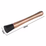 (6 pz) Pestello da bar - Acciaio inox/Polistirene - Lunghezza: 205mm - Rame