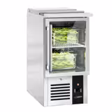 Saladette PREMIUM - 450mm - 1 porta in vetro - per 1x GN 1/1