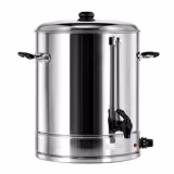 Bollitore per acqua e vin brulé professionale - 31L - 3kW - Acciaio inox - Regolazione continua della temperatura