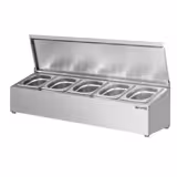 Commercial spice overshelf - 5 x GN 1/6
