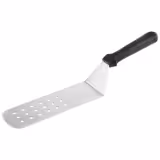Spatula - Delikli - Esnek Paslanmaz Çelik Bıçak - Plastik Saplı - Uzunluk: 370mm - 75x95mm