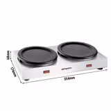 Commercial Countertop Warming Plate – 120 W – Ø174 mm plates – for kettles & cups