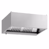 Hotte à adosser professionnelle complète - 1200mm - avec régulateur, filtre & lampe