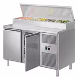 Saladette refrigerata professionale ECO - 1360x700mm - 2 porte - per 7x GN 1/3 vaschette