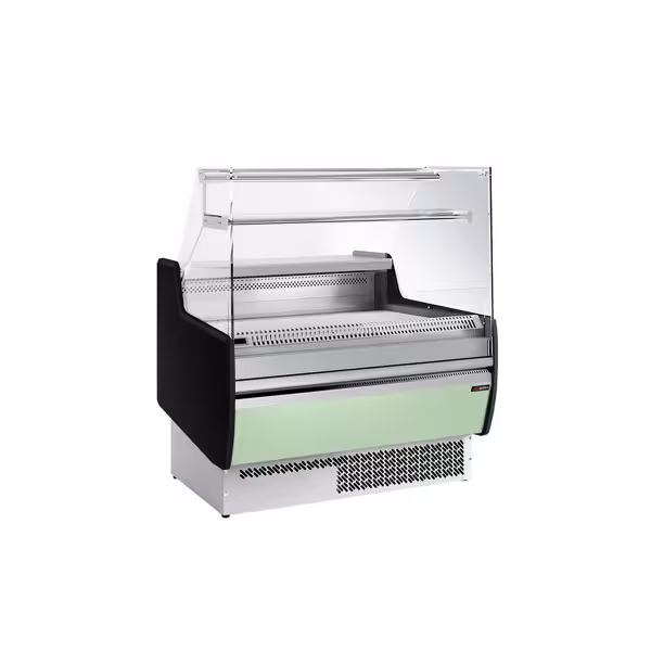 Kylmätiski - 998x953 mm - 110 l - Väri hellanvihreä - 1 ovea - 1 hyllyä - etulasi Suora