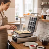 Waffeleisen - Einzeln - Manuell - 1,75 kW - Form: 9 American Pancakes