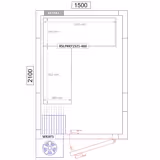 Regalset Aluminium - L-Form - Bautiefe: 460mm - Tragkraft: 600 kg