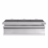 Charcoal - Griglia a carbone professionale - 1,2m - 3 griglie