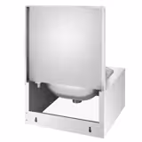 Commercial Hand Wash Sink - Stainless steel - with knee-operated tap