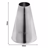 (5 pcs) Round Piping Nozzles Set (Ø4/7/11/13/15mm) - Stainless Steel - H50mm