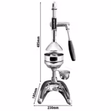 Spremiagrumi manuale a leva - Acciaio inox AISI 304 - Inserto colino ottimizzato - 230x185x485mm