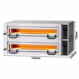 Elektro Pizzaofen Power - 9+9 Ø 34 cm - Digital