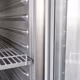 Kühlschrank Edelstahl Premium PLUS - GN 2/1 - 560 Liter - mit 1 Glastür