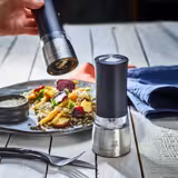 PEUGEOT | DAMAN - Electric pepper mill - Stainless steel/acrylic - Height: 160mm
