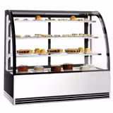 Koel- & Gebaksvitrine - 524 liter - 1500mm - schuifdeuren - met 3 glazen plateaus - NL