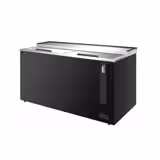 Flessenkoeler bovenlader - zwart - 212L