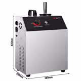 Compact Fumoir électrique professionnel - Commande électronique - 280x230mm - fumage à chaud et à froid