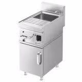 Elektro Nudelkocher mit Wasserhahn - 26 Liter - 6 kW - inkl. Unterbau mit 1 Tür