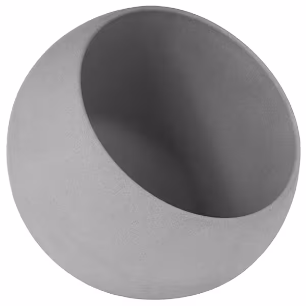 Serveringsset - MOON – 2-delat set – inkl. melaminskål 0,8 liter & lock – Grå