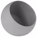 سلطانية تقديم MOON - ميلامين & سيليكون - 0,80 l - 190x190x175 mm - مع غطاء - رمادي