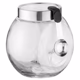 (6 stuks) glazen pot met schroefdeksel - — - 2,20l