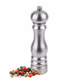 (6 pieces) PEUGEOT | PARIS CHEF - Pepper Mill - u'Select - Stainless Steel - Height: 220mm