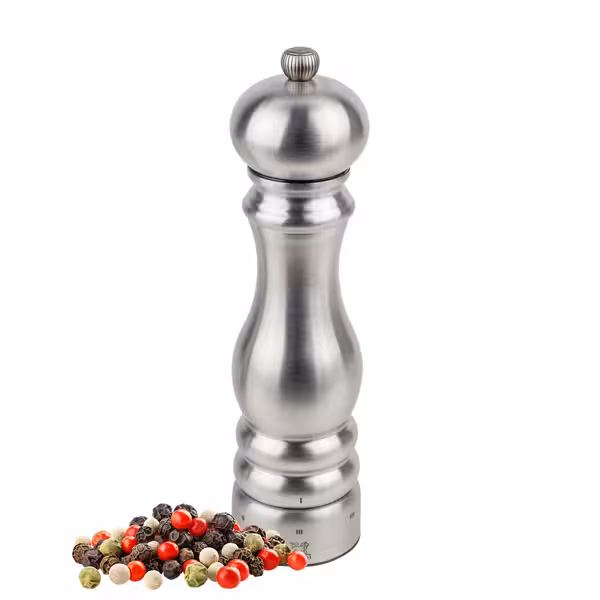 (6 Stück) PEUGEOT | PARIS CHEF - Pfeffermühle - u'Select - Edelstahl - Höhe: 220mm