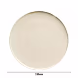 (24 pcs) CHEF TASTE OF - Assiette - Porcelaine - Ø280mm - Crème