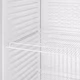 Vitrine réfrigérée à boissons - 595mm - 347 L - 1 porte vitrée - avec caisson lumineux - éclairage LED - affichage digital de la température - Gris - +2 à +10 °C
